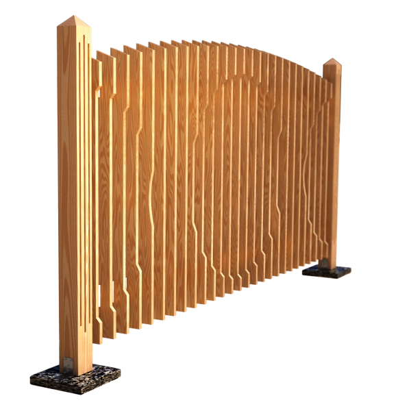 Decorative fence panel CIRCLE 280