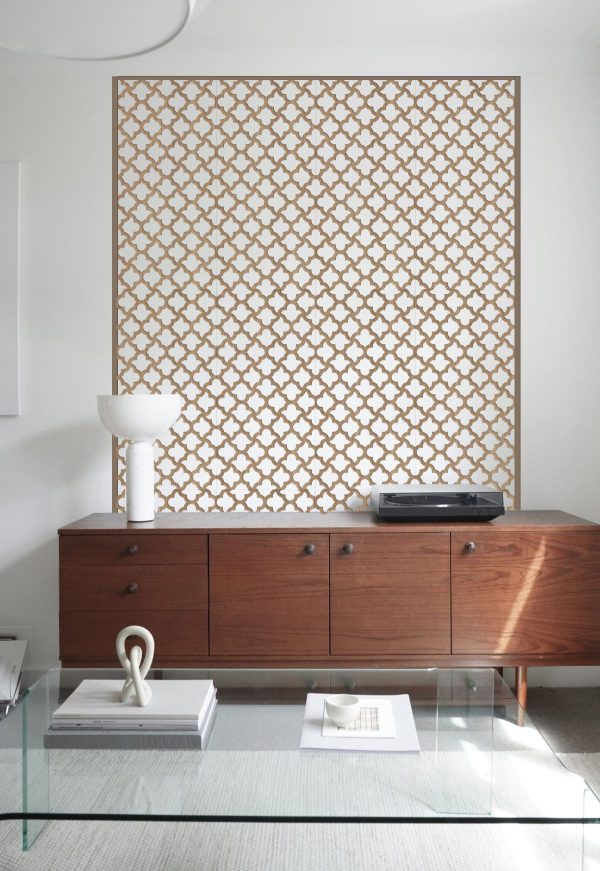 Cloudy wall panel in the room