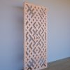Koka Dekoratīvs sienas panelis LRZ01 ar režģveida frēzējumu – 600x1200 mm Sānskats