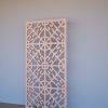 Koka Dekoratīvs sienas panelis LRZ02 ar ritmisku frēzētu rakstu – 600x1200 mm sānskats
