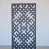 Melns Dekoratīvs sienas panelis LRZ04 ar ģeometrisku frēzētu rakstu – 600x1200 mm Pretskats