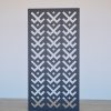 Melns Dekoratīvs sienas panelis LRZ05 ar plūstošu tautisku rakstu – 600x1200 mm pretskats