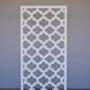 Balts Sienas panelis ORIENT ar austrumniecisku rakstu, 600x1200 mm