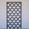 Melns Sienas panelis ORIENT ar austrumniecisku rakstu, 600x1200 mm