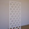 Balts Sienas panelis ORIENT ar austrumniecisku rakstu, 600x1200 mm Labā