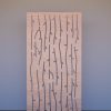 Sienas panelis Thrones ar dabas rakstu, 600x1200 mm Balts