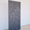Sienas panelis Thrones ar dabas rakstu, 600x1200 antracite