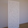 Sienas panelis Thrones ar dabas rakstu, 600x1200 balts