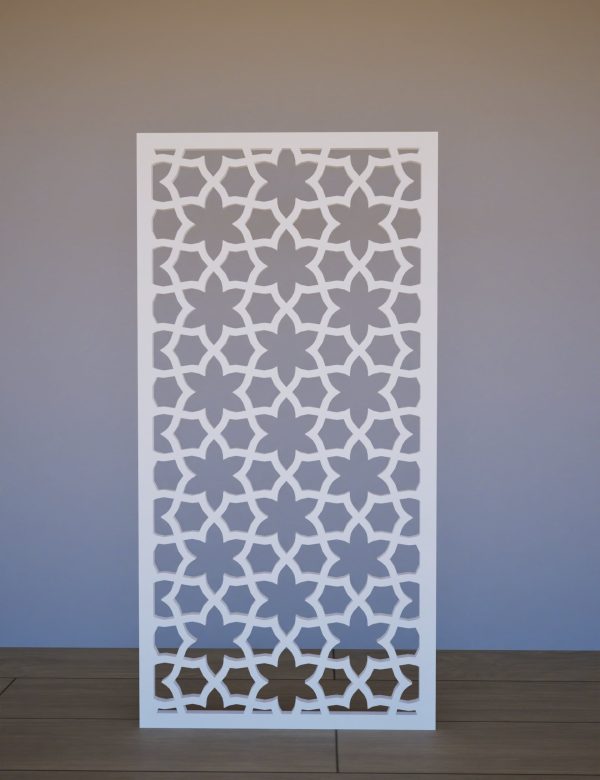 Sienas panelis Tunisio 600x1200 Balts
