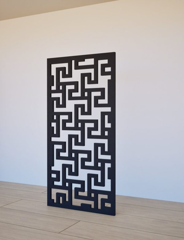 Sienas panelis Turtle-II 600x1200 Melns