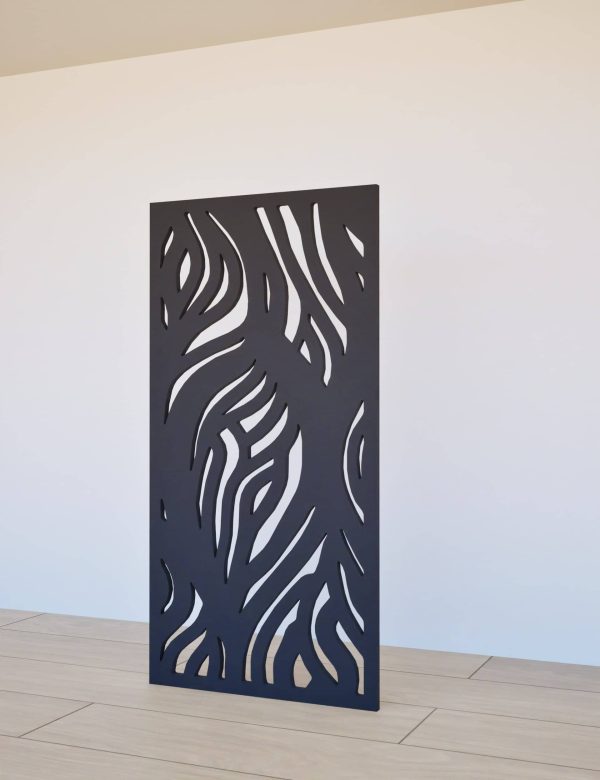 Sienas panelis Zebra 600x1200 melns