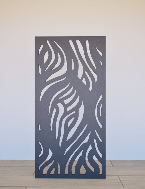 Sienas panelis Zebra 600x1200 melns