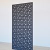 Melns Dekoratīvs sienas panelis CLOVE ar smalku frēzētu rakstu – 600x1200 mm