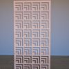 Koka Dekoratīvs MDF sienas panelis Angle ar ģeometrisku 3D reljefu Pretskats