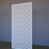 Balts Dekoratīvs sienas panelis CLOVE ar smalku frēzētu rakstu – 600x1200 mm