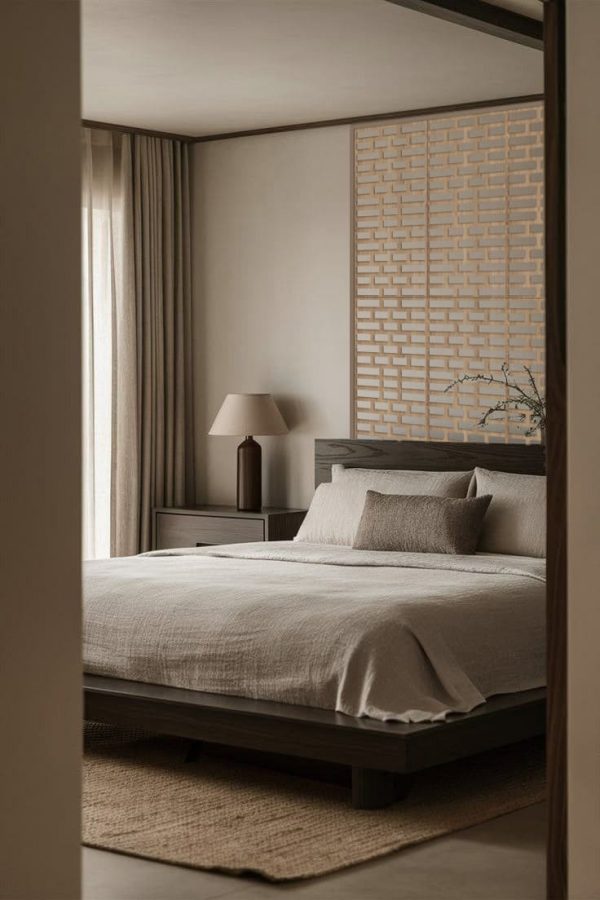 Labyrinth wall panel in the room
