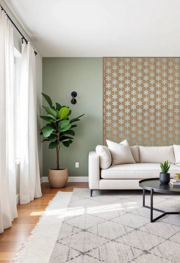 Stars-I wall panel in the room