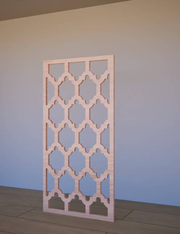 Sienas panelis Thrones ar austrumniecisku rakstu, 600x1200 mm Labais