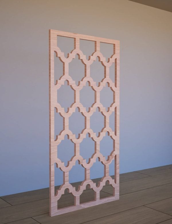 Sienas panelis Thrones ar austrumniecisku rakstu, 600x1200 mm Kreisā