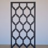 Sienas panelis Thrones ar austrumniecisku rakstu, 600x1200 mm melns