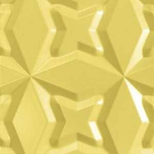 3D sienu panelis Stars Yellow