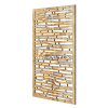 Dekoratīvs MDF sienas panelis Bamboo ar bambusa reljefu