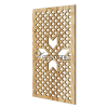 KOKA Dekoratīvs sienas panelis LRZ03 ar strukturētu grafisku rakstu – 600x1200 mm